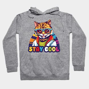 Stay cool cat Hoodie